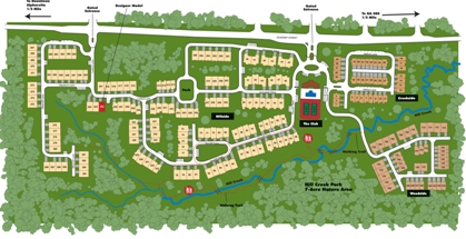 Site Map Academy Park Alpharetta Town Homes
